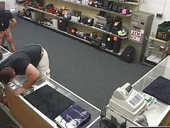 Thief doesn't want to get busted so he sucks cock and gets fucked