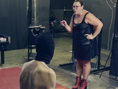 Dominatrix Mistress April - Three Slaves With One Whip!