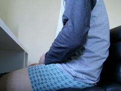 Steamy young boy caught masturbating off to porno