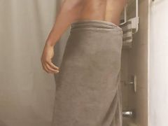 Black gay man shower