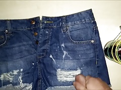 Cum on Cousin jeans shorts