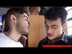 Straight Fucks hairy ass latino