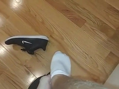 Struggling to Take Off my Smelly Socks