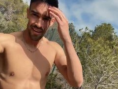 Getting back into the groove of public nudity next to the street