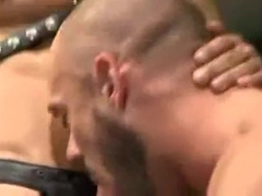 Muscle, leather, jeans conduct