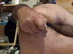 Panty wrapped dildo