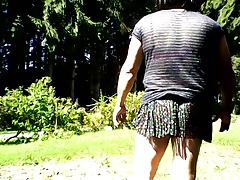lilian77 mini skirt and front of my house 03