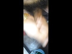 dick is so heavy to masturbate