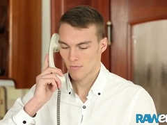 Yuri Adamov And Blake Ferrer In Gay Euro Bareback Receptionist