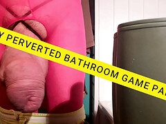 Kinky perverted bathroom game part 1