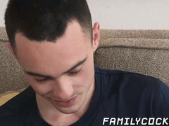 My stepdad Wesley Woods swallows my big wood so I can release tension from my body