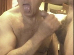 grandpa suck on cam