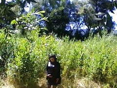 erika outdoor waiting for a gay