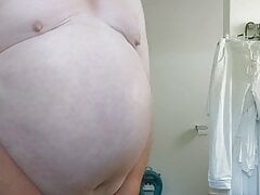 Lotion on cock and ass