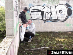 Mike Tiger & Kamel indulge in a wild outdoor fuck