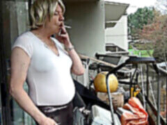 Smoke, crossdresser smoking, glenng