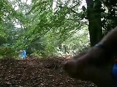 Wanking at the roadside, Bucklebury Common
