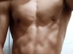 legitimate YR SENIOR DUDE JERKING AND SHOWCASING HIS LARGE MEATPIPE AFTER EXERCISE