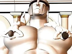 Cartoni Porno Gay: Il Gigante
