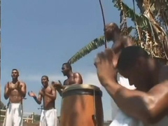 Hot Hunk Outdoor Threesome - The French Connection