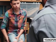 Small teenager 18+ anal in office by bear