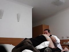 Daddy fucks stranger in hotel room