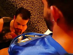 Tall bearded horny men FUCK