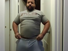 Muscular stepfather welcomes you home to pound