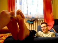 discover daniel's soft feet for the first time
