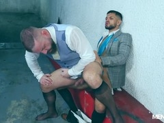 Hot garage sex session between Dan Tyser & Oskar Ivan
