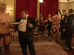 Sadomasochismus, Fesselspiele, Lesbisch, Nippel, Bestrafung, Rotschopf, Rau, Hintern versohlen