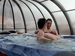 Pijpbeurt, Tsjechisch, Rijpe lesbienne, Natuurlijke tieten, Kut duiken, Realiteit, Zempak, Tiener