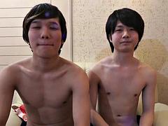 Amateur, Sucer une bite, Groupe, Japonaise, Léchez, Adolescente, Plan cul à trois