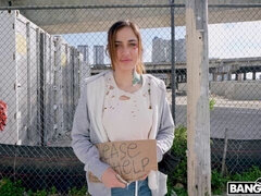 Hundestellung, Geld, Natürlichen titten, Muschi, Realität, Rasiert, Tätowierung, Titten