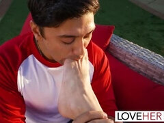 Tetas grandes, Mamada, Pies, Penetracion con dedos, Hd, Desnudo, Al aire libre, Pov