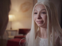 Amerikanisch, Blondine, Dildo, Milf, Mutti, Geld, Rasiert, Schwestern