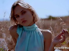 ドレス, 農場, ヌード, アウトドア