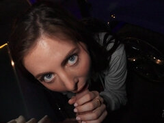 Theodora Day is sucking big dick in POV