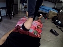 Enthousiasteling, Mooi, Blond, Schattig, Voeten fetish, Voetbeurt, Hd, Latijnse vrouw