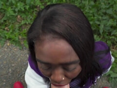 Grosser schwanz, Schwarz, Blasen, Hundestellung, Hardcore, Hd, Pov, Öffentlich