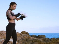 Mamada, Amarrada, Morena, Polla, Fetiche, Sexo duro, Al aire libre, Adolescente