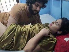 Aziatisch, Stel, Vriendin, Hd, Huisvrouw, Indisch, Zoenen, Vrouw