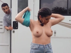 Verga grande, Mamada, Garganta profunda, Polla, Atragantadas, Latina, Coño, Tetas