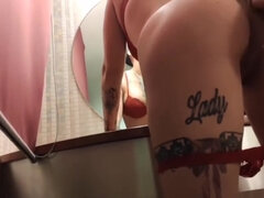 Lady Muffin And Tommy A Canaglia In She Changes Underwear She Gets Excited And Then Masturbates