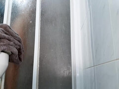 Brits, Stel, Hd, Klein, Geschoren, Douche, Bekijker, Vrouw