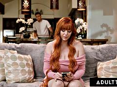 ADULT TIME - Redhead MILF Lauren Phillips Rewards Her Stepson For Knowing Her Better Than Her Husband