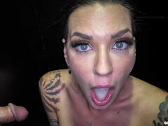 Grosser arsch, Grosser schwanz, Grosse titten, Blasen, Spermaladung, Schwanzloch, Handjob, Lecken