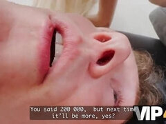 Enthousiasteling, Auditie, Mooi, Blond, Man die toekijkt, Europees, Hd, Tieten likken