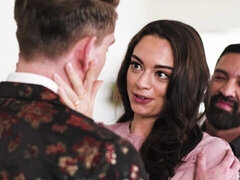 アナル, デカチン, バイセクシャル, フェラチオ, 茶髪の, バック, 自然山雀, オッパイの