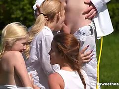 Squirting pistols in the Summer Time Makes us Horny